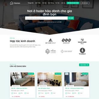 Mẫu website bất động sản 52