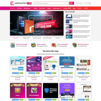 Mẫu website bán code – phần mềm