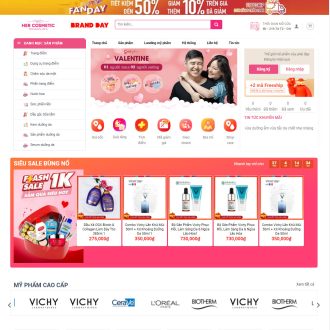 Mẫu website mỹ phẩm 23