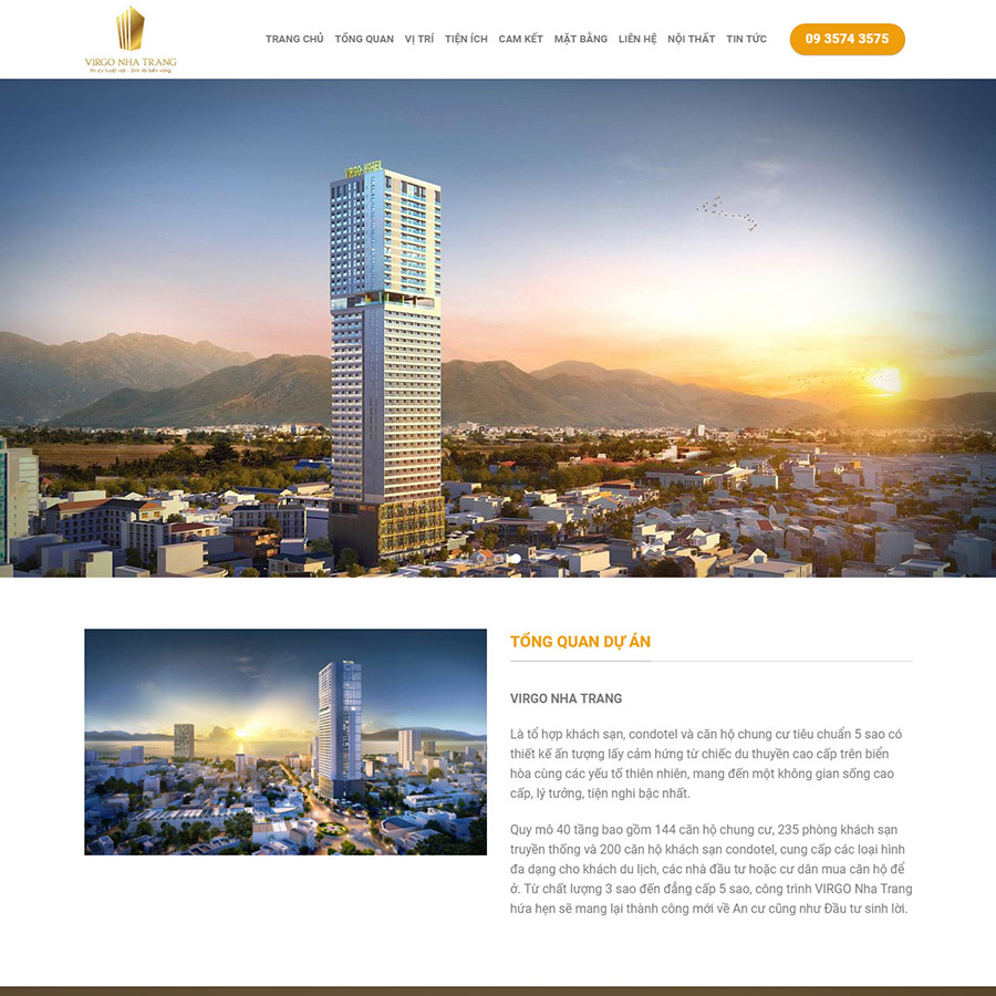 Mẫu website bất động sản 01