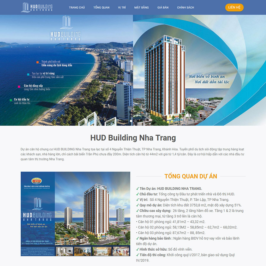 Mẫu website bất động sản 11