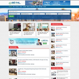 Mẫu website bất động sản 05