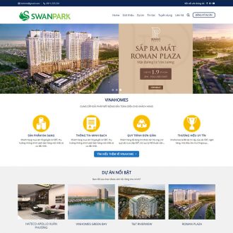 Mẫu website bất động sản 09