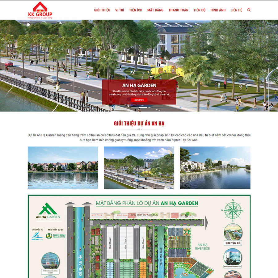 Mẫu website bất động sản 34