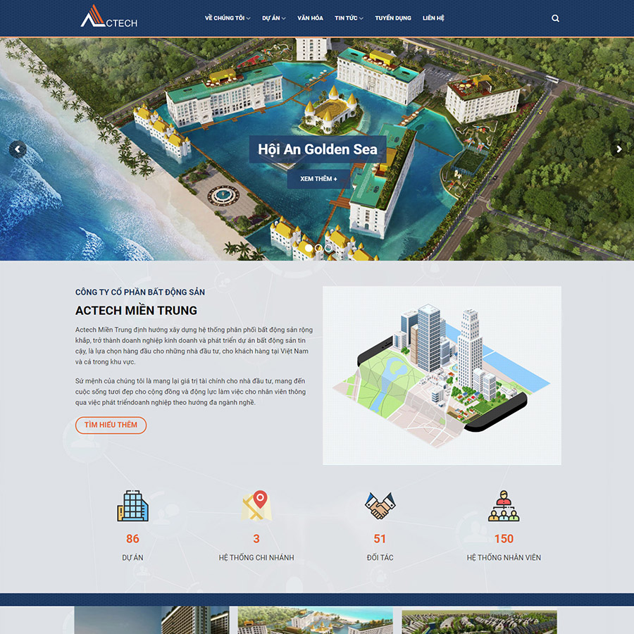 Mẫu website bất động sản 41