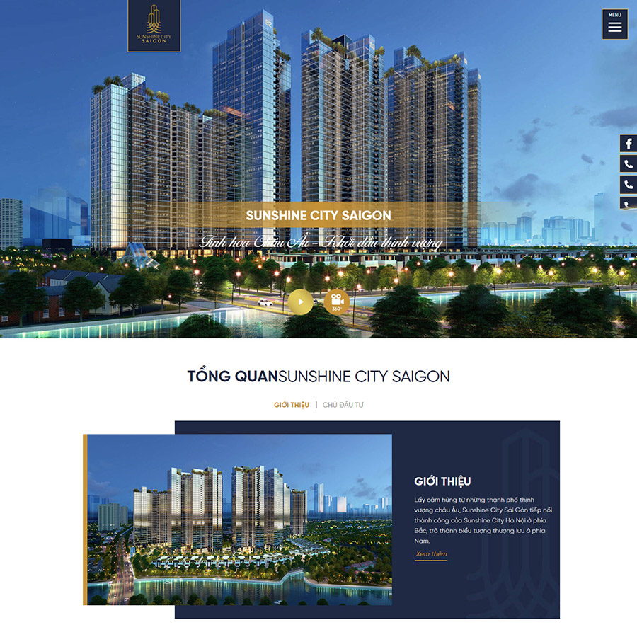 Mẫu website bất động sản 43