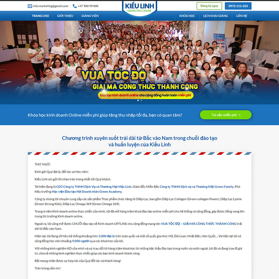 Mẫu website edu 08