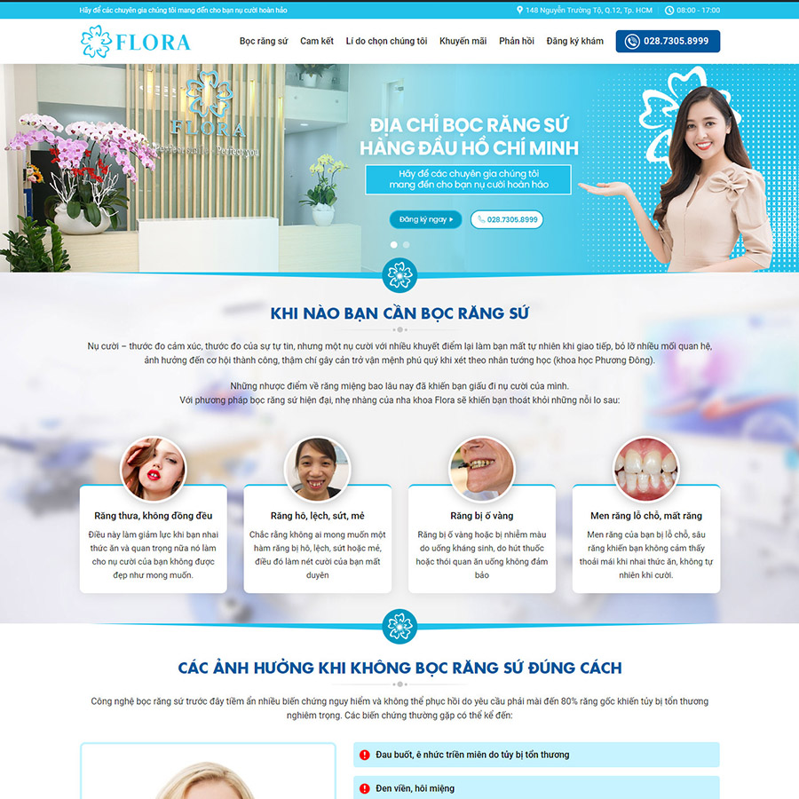 Mẫu website nha khoa 03