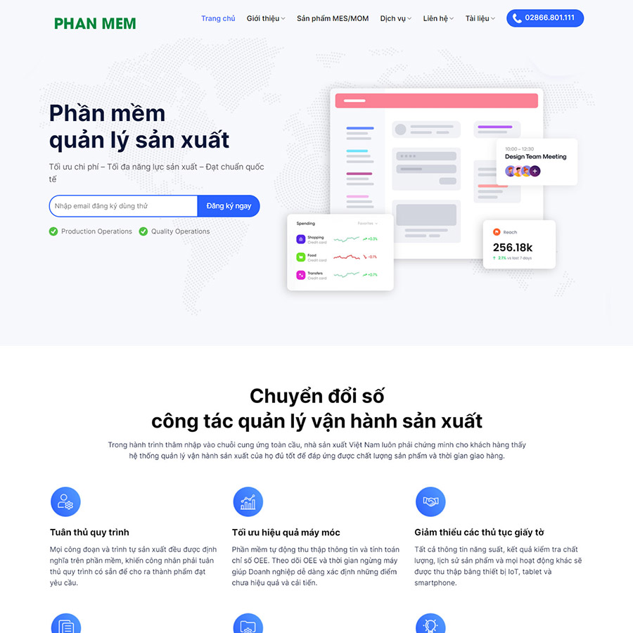 Mẫu website bán phần mềm