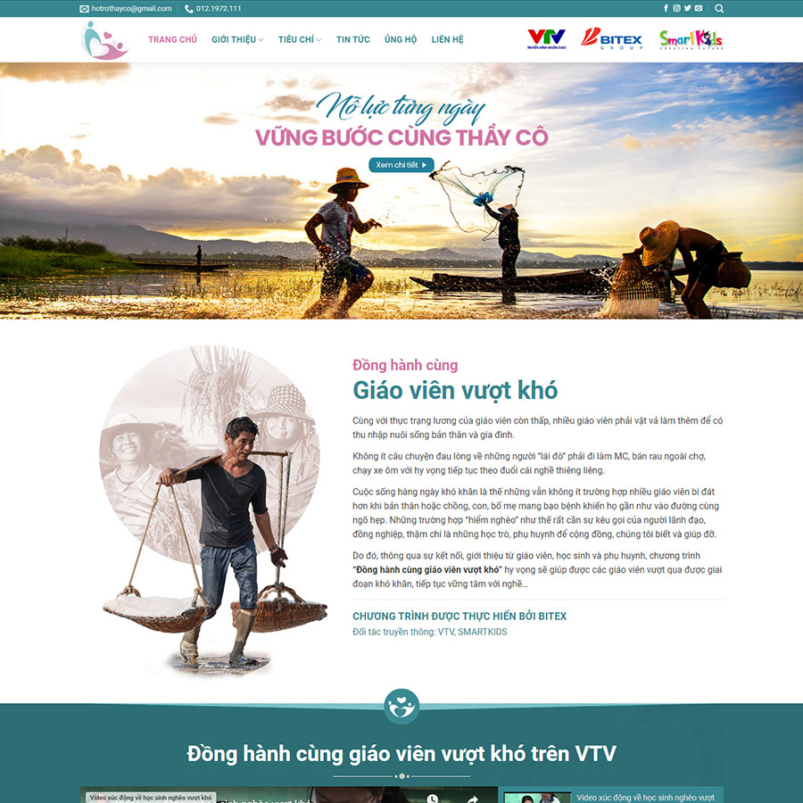 Mẫu website sự kiện 02