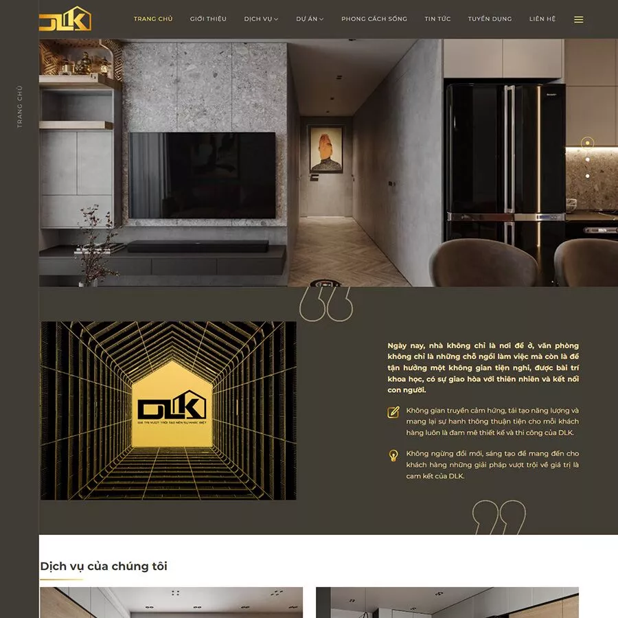 Mẫu website nội thất 25