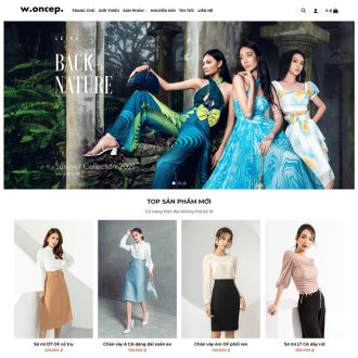 Mẫu website thời trang 06