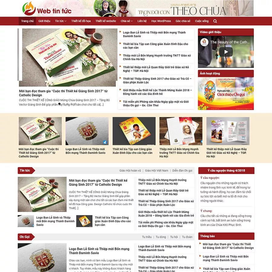 Mẫu website tin tức 03