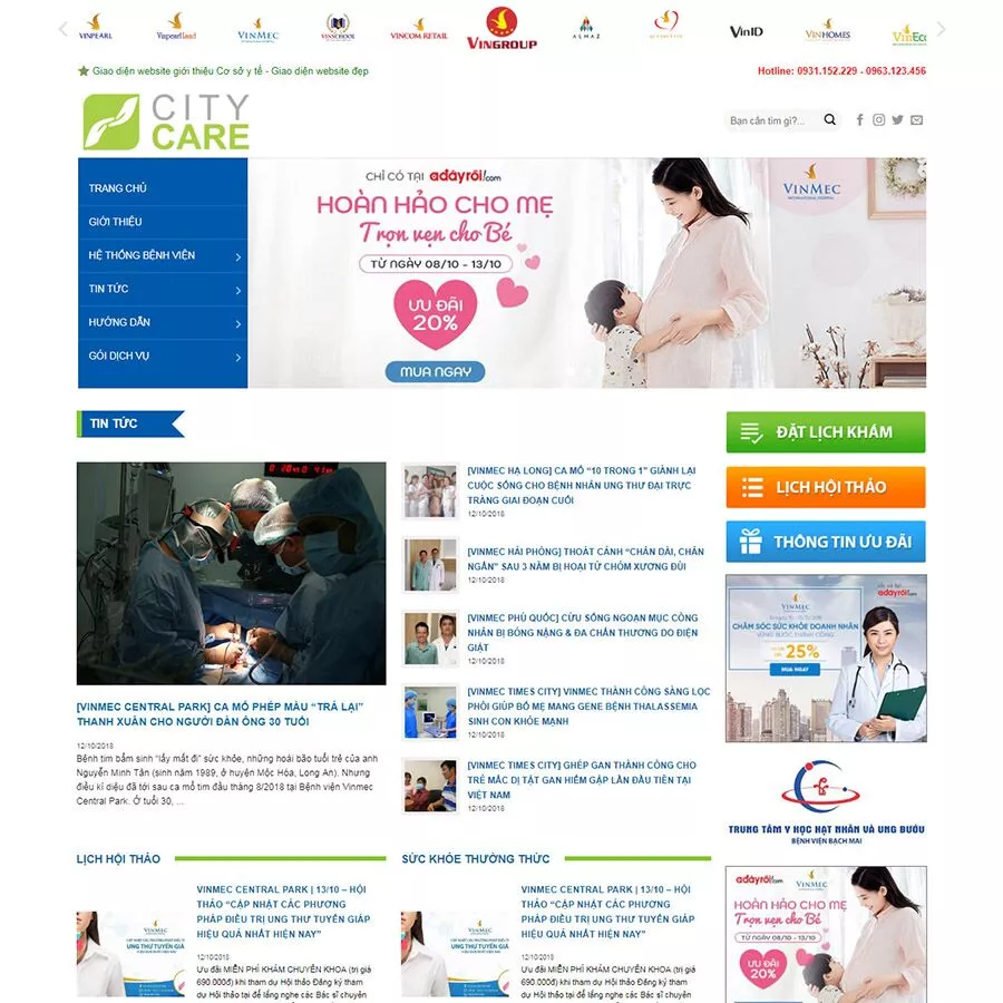 Mẫu website tin tức 04