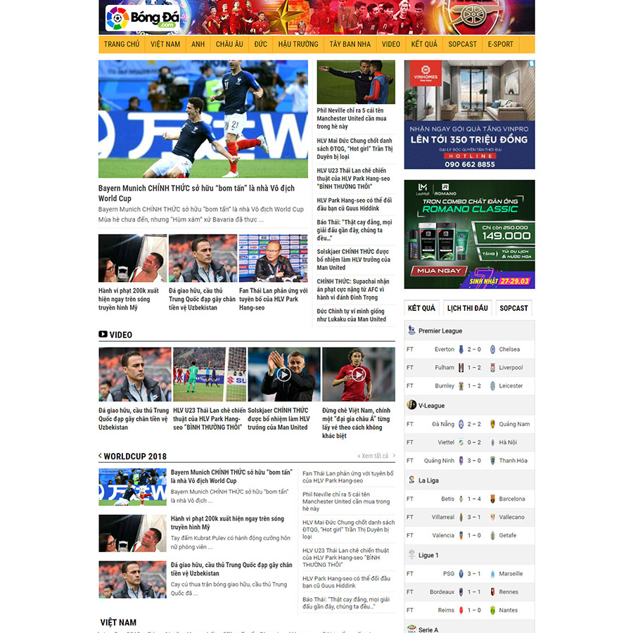 Mẫu website tin tức 06