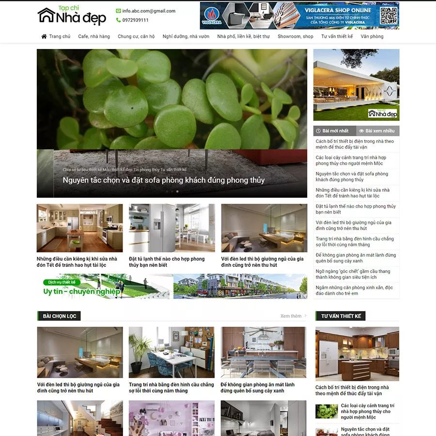 Mẫu website tin tức 08